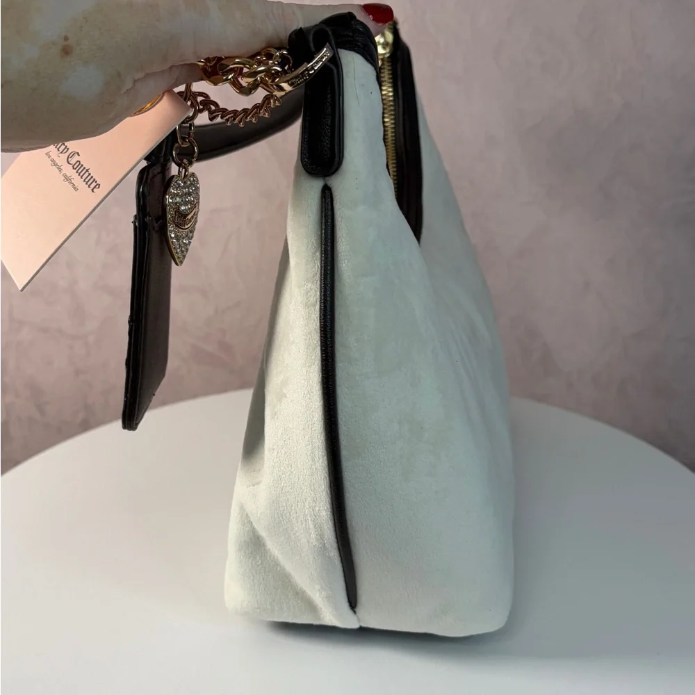Juicy Couture Classic Scottie Dogs Hobo Shoulder Bag Crystal Viral HTF - Picture 9 of 13